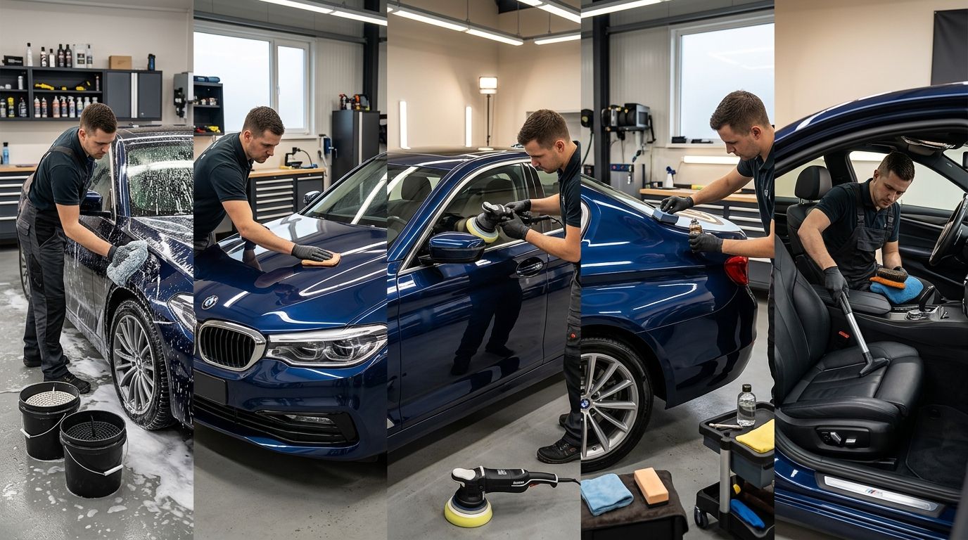 Detailing samochodowy: kompleksowa pielęgnacja auta krok po kroku